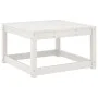 Taburete de jardín madera maciza de pino blanco de , Sofás de exterior - Ref: Foro24-844680, Precio: 48,90 €, Descuento: %