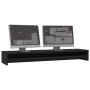 Soporte de mesa para pantalla contrachapada negro 100x24x13 cm de vidaXL, Soportes para monitores y televisor - Ref: Foro24-8...