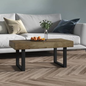 Mesa de centro MDF y hierro marrón oscuro y negro 90x45x40 cm de vidaXL, Mesas de centro - Ref: Foro24-286100, Precio: 98,88 ...