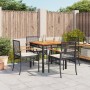 Set de muebles jardín 5 pzas con cojines ratán sintético negro de , Conjuntos de jardín - Ref: Foro24-3213561, Precio: 290,79...