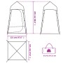 Tienda servicio baño impermeable azul de , Tiendas de campaña - Ref: Foro24-94425, Precio: 71,92 €, Descuento: %