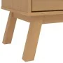 OLDEN bedside table solid brown pine wood by , Drawers - Ref: Foro24-358588, Price: 139,05 €, Discount: %