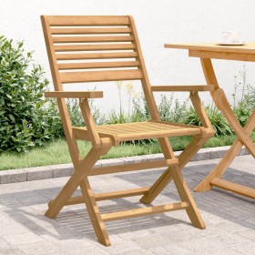 Sillas de jardín plegables 4 uds madera acacia 54,5x61,5x86,5cm de , Sillas de jardín - Ref: Foro24-365738, Precio: 172,36 €,...