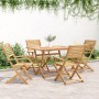 Sillas de jardín plegables 4 uds madera acacia 54,5x61,5x86,5cm de , Sillas de jardín - Ref: Foro24-365738, Precio: 172,36 €,...