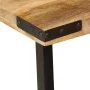 Stackable coffee tables 3 pieces solid mango wood and iron by , Side tables - Ref: Foro24-372735, Price: 59,10 €, Discount: %