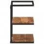 Estante de pared madera maciza de acacia y hierro 40x30x50 cm de , Muebles de baño - Ref: Foro24-372749, Precio: 49,14 €, Des...