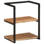 Estante de pared madera maciza de acacia y hierro 40x30x50 cm de , Muebles de baño - Ref: Foro24-372749, Precio: 66,56 €, Des...