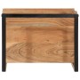 Estante de pared madera maciza de acacia y hierro 40x30x50 cm de , Muebles de baño - Ref: Foro24-372749, Precio: 66,56 €, Des...