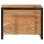 Estante de pared madera maciza de acacia y hierro 40x30x50 cm de , Muebles de baño - Ref: Foro24-372749, Precio: 49,14 €, Des...
