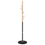 Perchero de hierro con recubrimiento en polvo negro 172 cm de , Percheros para sombreros y abrigos - Ref: Foro24-377087, Prec...