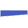 Paravientos de 5 paneles tela azul celeste 600x120 cm de vidaXL, Sombrillas - Ref: Foro24-47165, Precio: 59,00 €, Descuento: %