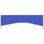 Paravientos de 5 paneles tela azul celeste 600x120 cm de vidaXL, Sombrillas - Ref: Foro24-47165, Precio: 59,00 €, Descuento: %