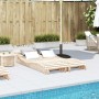 Tumbonas de madera maciza de pino 2 unidades 205x60x31,5 cm de , Tumbonas - Ref: Foro24-832573, Precio: 194,41 €, Descuento: %