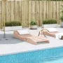 Douglas solid wood lounger 205x60x31.5 cm by , Loungers - Ref: Foro24-832578, Price: 91,40 €, Discount: %