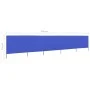 Paravientos de 5 paneles tela azul celeste 600x120 cm de vidaXL, Sombrillas - Ref: Foro24-47165, Precio: 59,00 €, Descuento: %