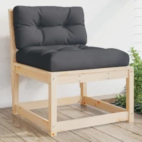 Sofá de jardín con cojines madera maciza de pino de , Sofás de exterior - Ref: Foro24-844689, Precio: 71,75 €, Descuento: %