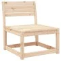 Sofá de jardín con cojines madera maciza de pino de , Sofás de exterior - Ref: Foro24-844689, Precio: 71,75 €, Descuento: %