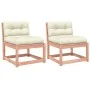 Garden sofas with cushions 2 pcs solid wood Douglas fir by , Outdoor sofas - Ref: Foro24-844707, Price: 133,02 €, Discount: %