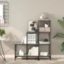 Estantería madera ingeniería y metal gris Sonoma 92x30x102 cm de , Librerías y estanterías - Ref: Foro24-845439, Precio: 65,0...
