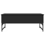 Mesa de centro de madera ingeniería y metal negro 100x50x40 cm de , Mesas de centro - Ref: Foro24-845376, Precio: 77,91 €, De...