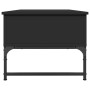 Mesa de centro de madera ingeniería y metal negro 100x50x40 cm de , Mesas de centro - Ref: Foro24-845376, Precio: 77,91 €, De...
