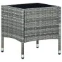 Gray synthetic rattan garden table 40x40x45 cm by vidaXL, Garden tables - Ref: Foro24-45902, Price: 54,90 €, Discount: %