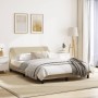 Estructura de cama con cabecero de tela color crema 140x190 cm de , Camas y somieres - Ref: Foro24-373170, Precio: 179,47 €, ...