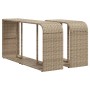 Set de sofás de jardín 11pzas con cojines ratán sintético beige de , Conjuntos de jardín - Ref: Foro24-3228919, Precio: 564,3...