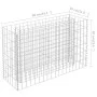 Arriate de gaviones de acero galvanizado 90x30x60 cm de vidaXL, Maceteros y jardineras - Ref: Foro24-145630, Precio: 47,94 €,...