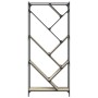 Estantería madera ingeniería y metal roble Sonoma 79x30x180 cm de , Librerías y estanterías - Ref: Foro24-845432, Precio: 95,...