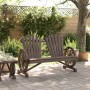 Sillón de jardín Adirondack doble madera maciza de abeto de , Sillas de jardín - Ref: Foro24-365096, Precio: 176,32 €, Descue...
