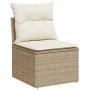Garden sofa set with cushions 13 pieces beige synthetic rattan by , Modular outdoor sofas - Ref: Foro24-3224812, Price: 888,7...