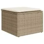 Set de sofás de jardín 11pzas con cojines ratán sintético beige de , Sofás modulares de exterior - Ref: Foro24-3224749, Preci...