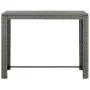Mesa alta de jardín ratán sintético gris 140,5x60,5x110,5 cm de vidaXL, Mesas de jardín - Ref: Foro24-45878, Precio: 115,91 €...