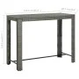 Mesa alta de jardín ratán sintético gris 140,5x60,5x110,5 cm de vidaXL, Mesas de jardín - Ref: Foro24-45878, Precio: 115,91 €...