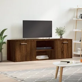 Mueble de TV madera de ingeniería marrón roble 120x34x37 cm de , Muebles TV - Ref: Foro24-833558, Precio: 64,41 €, Descuento: %