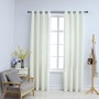 Cortinas opacas con anillas 2 uds terciopelo crema 140x225 cm de vidaXL, Cortinas y visillos - Ref: Foro24-134513, Precio: 46...