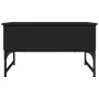 Couchtisch aus Holzwerkstoff und schwarzem Metall, 70 x 50 x 40 cm von , Couchtisch - Ref: Foro24-845371, Preis: 63,40 €, Rab...