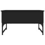 Mesa de centro madera de ingeniería y metal negro 70x50x40 cm de , Mesas de centro - Ref: Foro24-845371, Precio: 64,18 €, Des...
