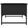 Couchtisch aus Holzwerkstoff und schwarzem Metall, 70 x 50 x 40 cm von , Couchtisch - Ref: Foro24-845371, Preis: 63,40 €, Rab...