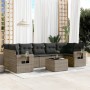 Set de sofás de jardín 8 pzas y cojines ratán sintético gris de , Conjuntos de jardín - Ref: Foro24-3219939, Precio: 500,21 €...