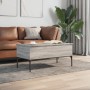 Mesa de centro madera ingeniería metal gris Sonoma 100x50x45cm de , Mesas de centro - Ref: Foro24-845414, Precio: 66,37 €, De...