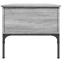 Mesa de centro madera ingeniería metal gris Sonoma 100x50x45cm de , Mesas de centro - Ref: Foro24-845414, Precio: 66,37 €, De...