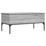 Mesa de centro madera ingeniería metal gris Sonoma 100x50x45cm de , Mesas de centro - Ref: Foro24-845414, Precio: 66,37 €, De...