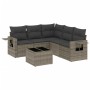 Set de muebles de jardín 6 pzas y cojines ratán sintético gris de , Conjuntos de jardín - Ref: Foro24-3220159, Precio: 370,50...