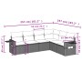 Set de muebles de jardín 6 pzas y cojines ratán sintético gris de , Conjuntos de jardín - Ref: Foro24-3220209, Precio: 380,92...