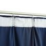 Cortina opaca con ganchos terciopelo azul oscuro 290x245 cm de vidaXL, Cortinas y visillos - Ref: Foro24-134535, Precio: 53,3...
