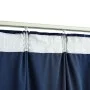 Cortina opaca con ganchos terciopelo azul oscuro 290x245 cm de vidaXL, Cortinas y visillos - Ref: Foro24-134535, Precio: 45,2...