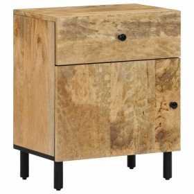 Mesita de noche madera maciza de mango 50x33x60 cm de , Mesitas de noche - Ref: Foro24-356899, Precio: 78,38 €, Descuento: %