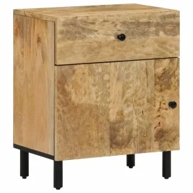 Solid mango wood bedside table 50x33x60 cm by , Nightstands - Ref: Foro24-356899, Price: 77,21 €, Discount: %